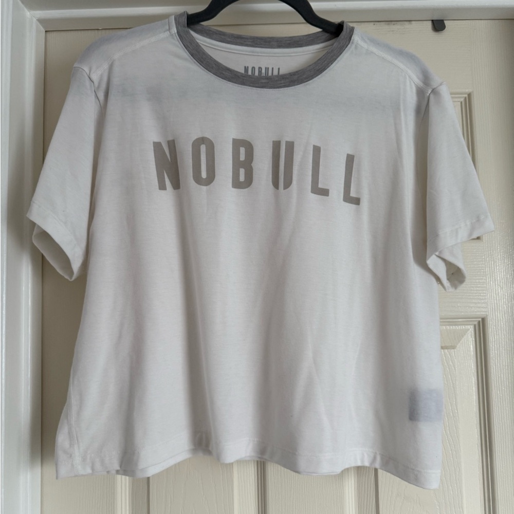 No bull cropped tee